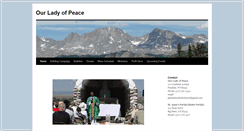 Desktop Screenshot of ourladyofpeacewy.com